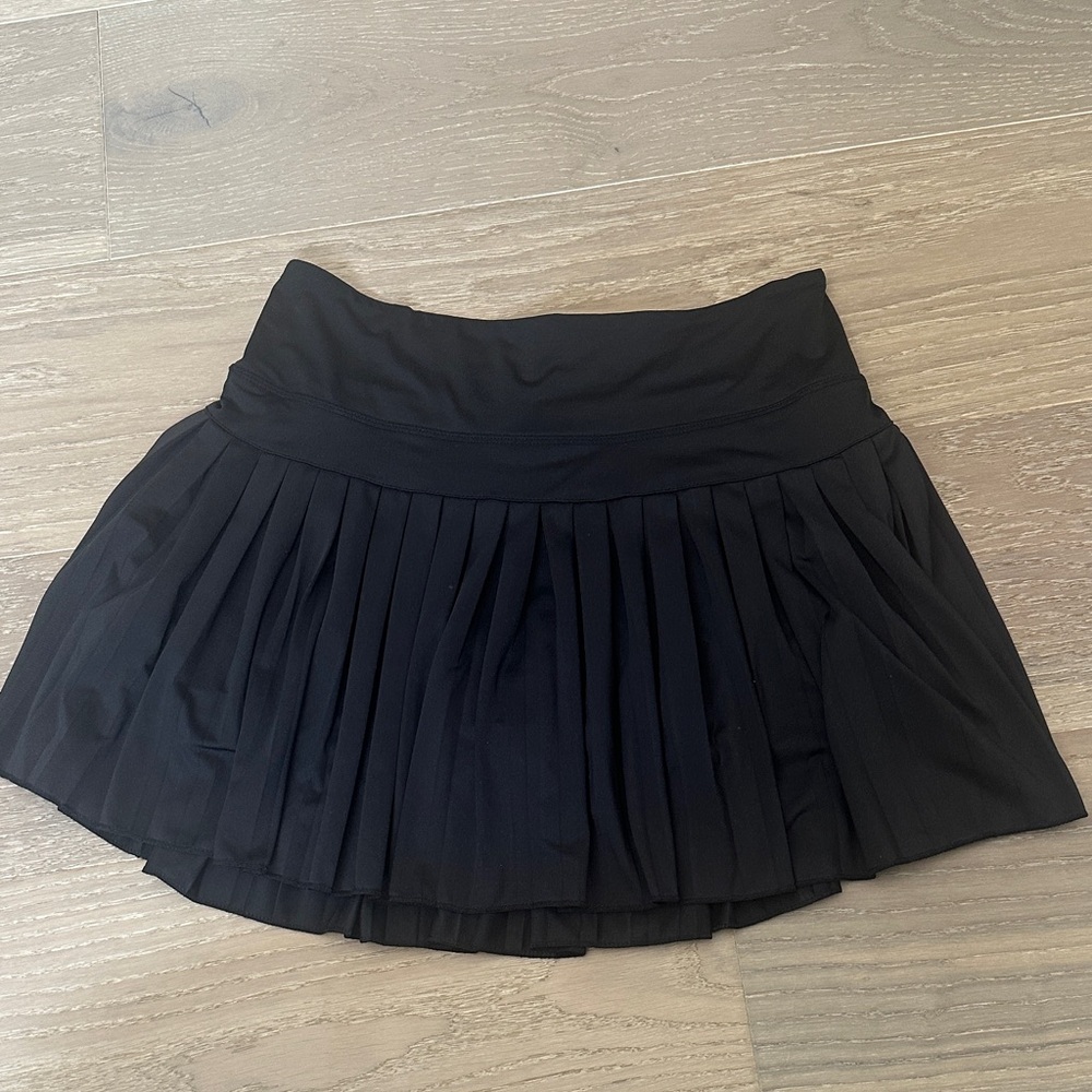 Goldhinge Black tennis Skirt 15”
